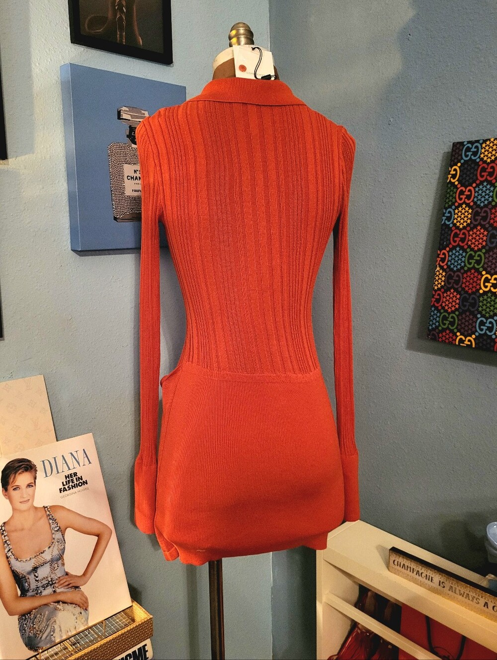 Significant Other Yasmine Mini Dress in Persimmon - Picture 11 of 11